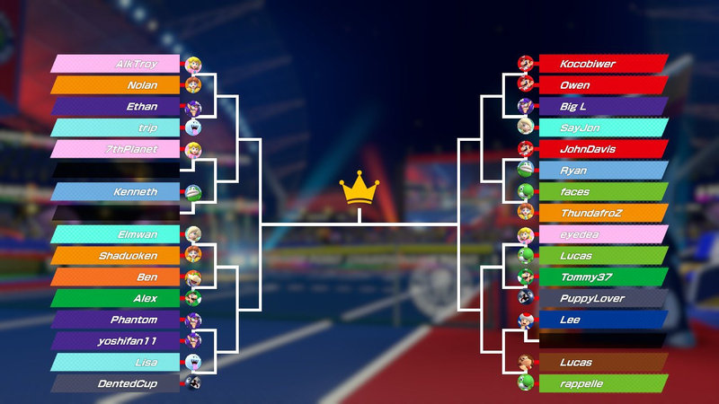 Illustration for article titled The Way Mario Tennis Aces Builds Their Online Tournament Brackets Is Super Clever